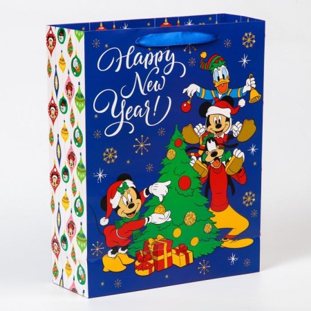 New Year. Gift package, 31x40x11.5 cm, packaging, Mickey Mouse-1