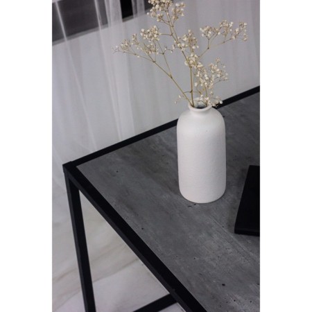 Table Journal Loft with chipboard, 941x488x488, Black Muar/Metropolitan Gray-2