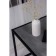 Table Journal Loft with chipboard, 941x488x488, Black Muar/Metropolitan Gray