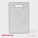 Board Degree Dolyana "Granite", rectangular, 30 × 20 cm, white color