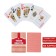 Playing cards, plastic Texas Hold’em, 54 pcs, 8.8 x 6.3 cm, red