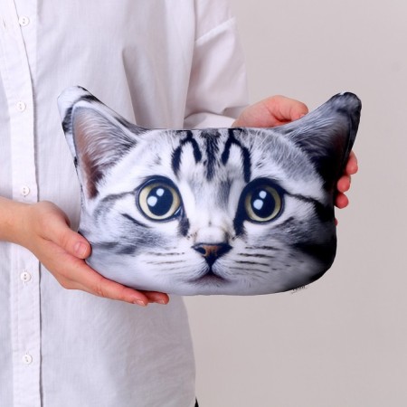 Antistress podushka "Gray Cat"-5