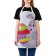 Apron kitchen with a photo print "Easter egg in a ribbon", adjustable, size OS