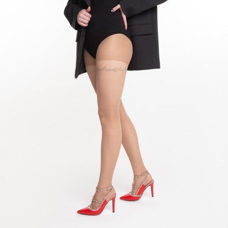 Female tights Malemi Slim Effect 40, bodily color (Melon), size 3-2