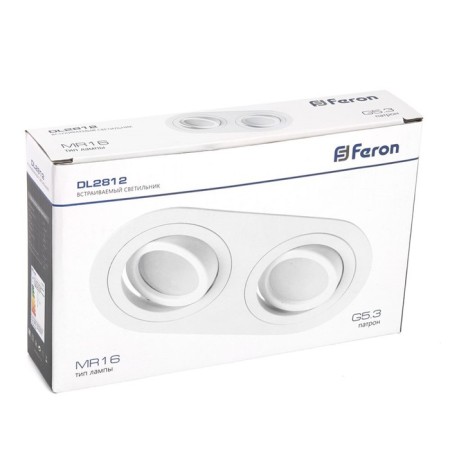 Introductive Lamp Feron DL2812, IP20, G5.3, 50 W, 175x92x25 mm, white color-4
