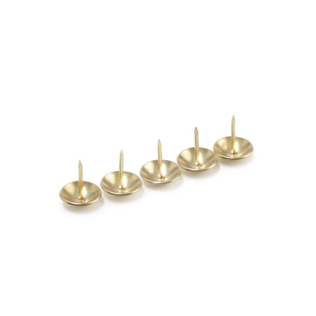 Tundra nails, decorative, 19x22 mm, gold, 200 pcs-12