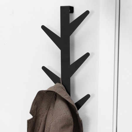 Wall hanger "Birch", 60.5 × 23.5 × 5.5 cm, black color-4