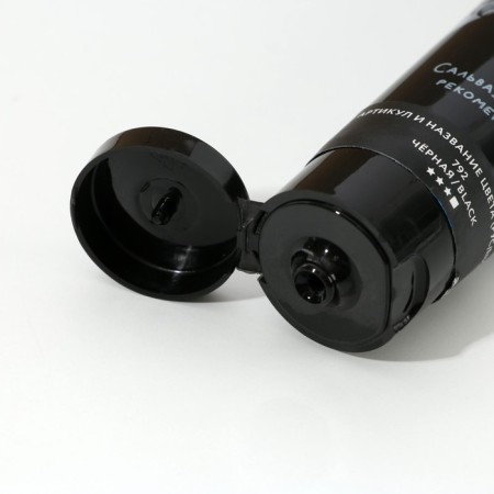 Acrylic paint, black color, No. 792, in the tube 75 ml, Artlavka-2