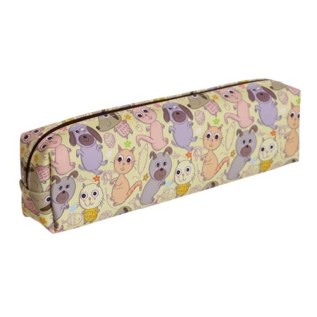 School Penal on the zipper "Cats/Dogs", mix-5