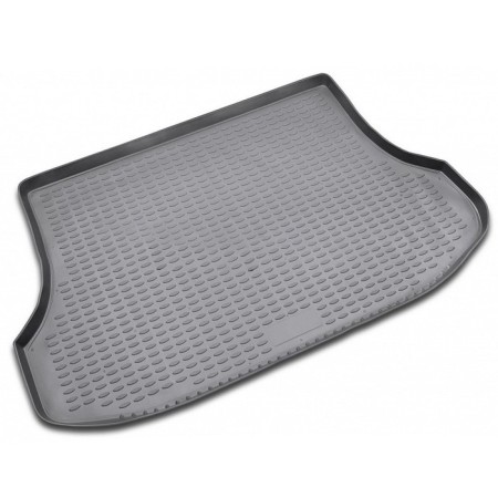 Bamper protector rug with a bumper protection function for Hyundai Santa Fe, 2017-, 5 seats, SUV