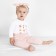 Children's sliders with cuffs "Gorosynka", height 68 cm, color peach color