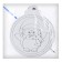 Christmas tree decoration for painting "Cutie" 4 pcs., Brush