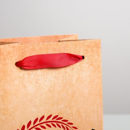 Gift package laminated for a bottle, packaging, Best Pressent, 13 x 36 x 10 cm-2