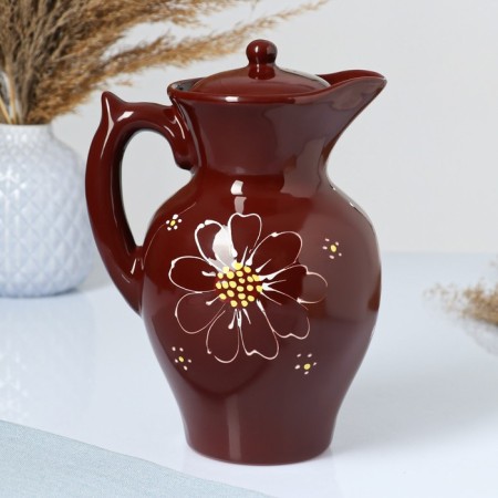 Badge "summer cottage" 1.4l / 22.5x13.5cm, chamomile brown-1
