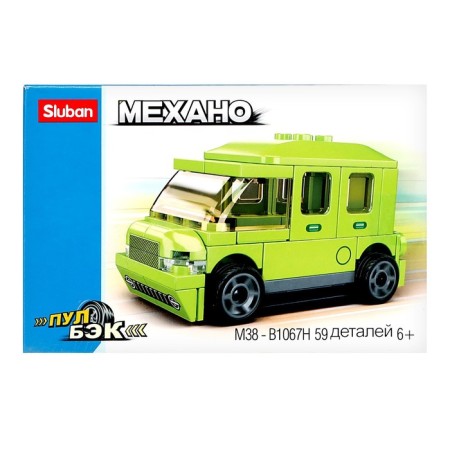 Designer Mechano "Michevtobus", inertia, 59 parts-4