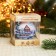Christmas ball D-8 cm "Winter in the village"