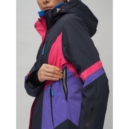 Ski suit, size 44, dark blue color-3