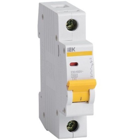 Automatic IEK switch, single-pole, C 80 A, VA 47-100, 10 KA, MVA40-1-080-