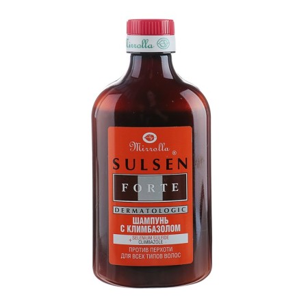 Mirrolla Sulsen Forte shampoo 2% with climonon, 250 ml