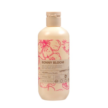 Gift set for women Vegan Lovestudio Bonny Bloom: gel, 300 ml + shampoo, 300 ml-2