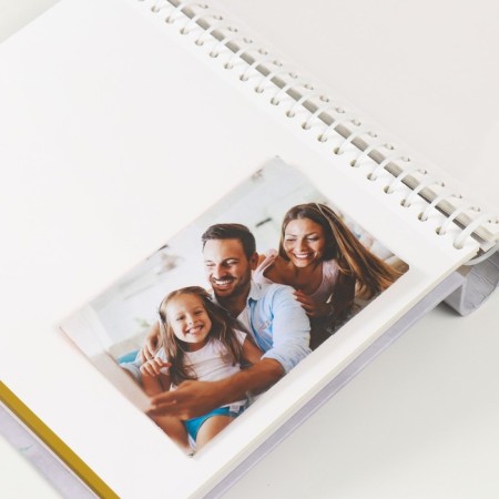 Photo album magnetic 30 sheets 23x28cm "Flower collection14 (3 white roses)"-3