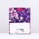 Gift package "Flowerers", purple, 18 x 22.3 x 10 cm