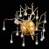 Sconces st. SL1651.201.02. Anzio. 2x5 watts, G9, 4000k, 32x40 cm, golden color