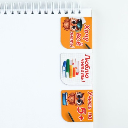 Magnetic bookmark for graduation "Graduate of good luck in everything" 3 pcs-2