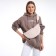 Women's bag over the shoulder Textura, small size, beige color