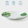 Donested “Papornipot sheet”, D = 25 cm, glass -ceramic, white color