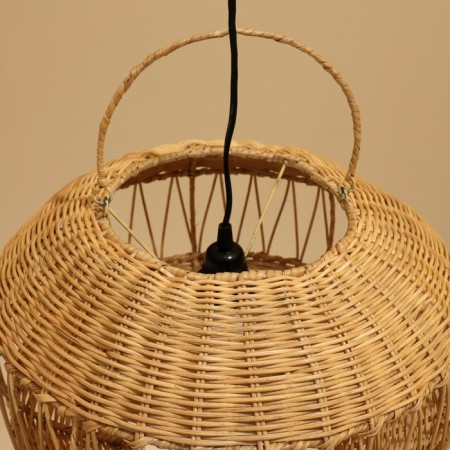 Ceiling light from Rotan "Pearl" 1x120W, E27, 40x40x25 cm-3