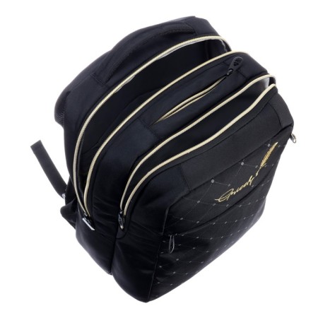 Youth backpack 40 x 28 x 16 cm, Grizzly, ergonomic back, laptop department, black-7