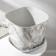 Pot with the pallet "Marble", 9.8 l, the color is light gray