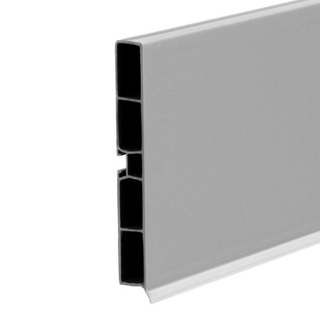 PVC base, 4000x100 mm, metallic-1