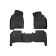 3D mats in the cabin for Toyota Land Cruiser 200 Rest. 2012-, P.R., 3 pcs. black