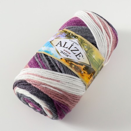 Yarn "Burcum Batik" 100% acrylic 210m/100g (1986)-1