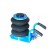 Pneumatic jack AE & T T08103B, 3 t, 3-secto, 135-420 mm, support 102 mm