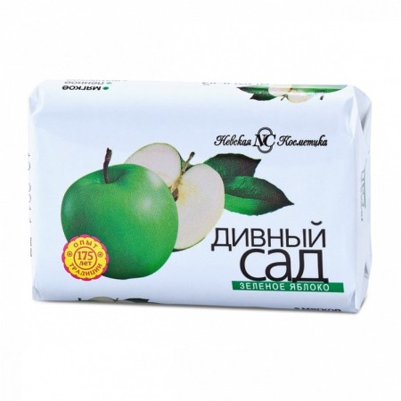 Soap Nevskaya cosmetics "Divine Garden", Green Apple, 90 g