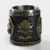 Stainless steel mug "Hate", 400 ml, silver color
