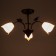 Susana chandelier 3x15W E27 Black/Gold 53x53x32cm Bayerlux