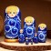 Matryoshka 7-doll "Anetta", 20-22 cm