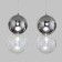 Suspended lamp with glass ceilings SELISA, 3W, G4, 100x15 cm