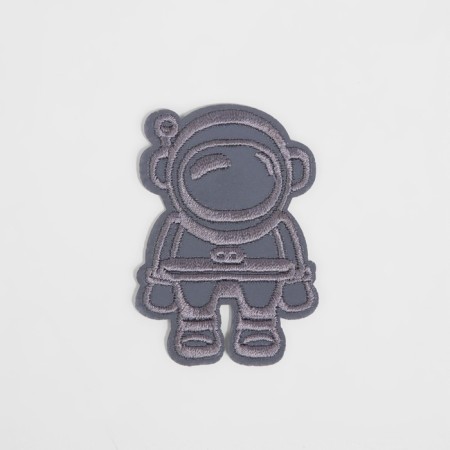 Reflective thermonacleka "Cosmonaut", 6.1 × 4.2 cm, color gray color-1