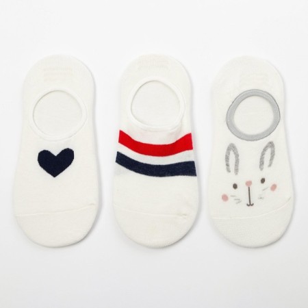 A set of female socks (3 pairs) minku "Bunny", size 36-37 (23 cm)-2
