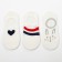 A set of female socks (3 pairs) minku "Bunny", size 36-37 (23 cm)