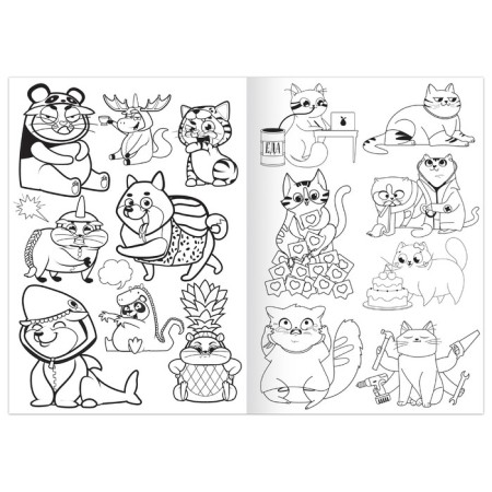 Coloring "Lovely Pets", 12 pp., A5-2