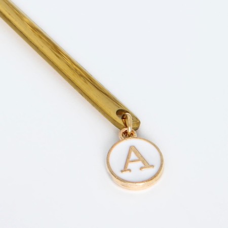 A name spoon with a suspension "Anastasia", 14 x 8 cm-7