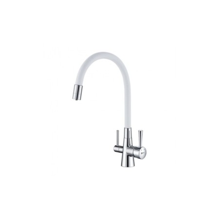 LEMARK COMFORT LM3075C-WHITE kitchen mixer, one-rod, with flowing water output 907658