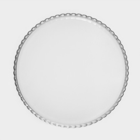 Glass dish Patisserie, D = 24 cm, transparent color-3