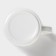 Ceramic mug with a spoon "White Marble", 350 ml, white color